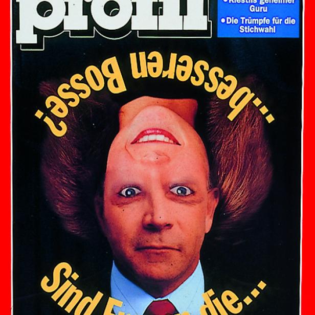 Das profil-Cover vom  4. Mai 1992.