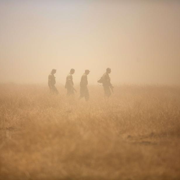 Brennpunkt Naher Osten: Israelische Soldaten auf den Golanhöhen