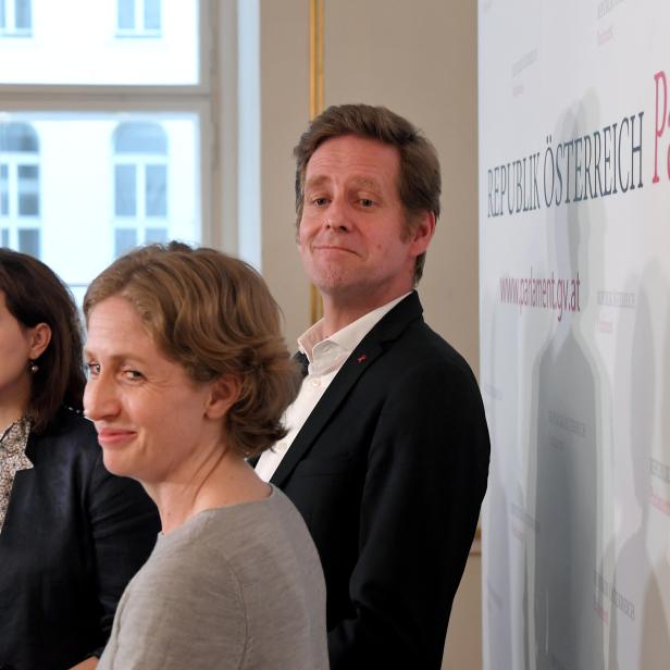 Alma Zadic (Pilz), Stephanie Krisper (NEOS) und Kai Jan Krainer (SPÖ)