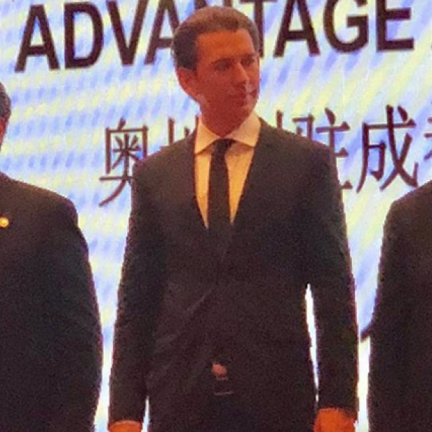 Bundeskanzler Sebastian Kurz in China