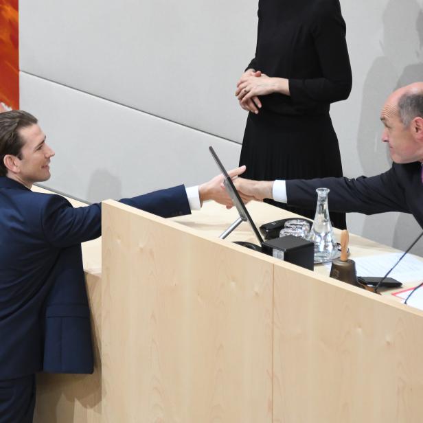 Sebastian Kurz verabschiedet sich als Bundeskanzler