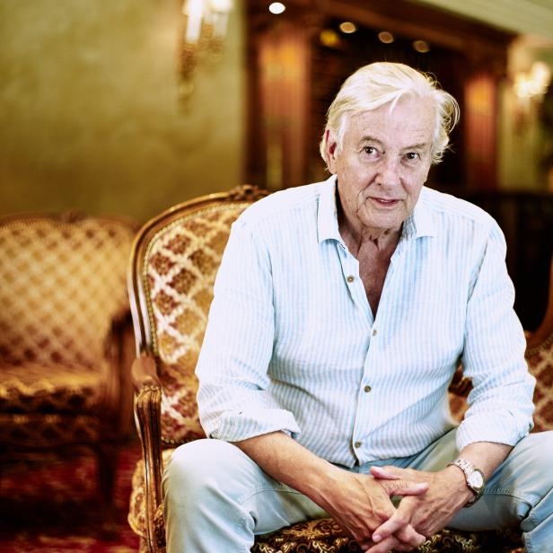 Paul Verhoeven beim Interview im Wiener Grand Hotel