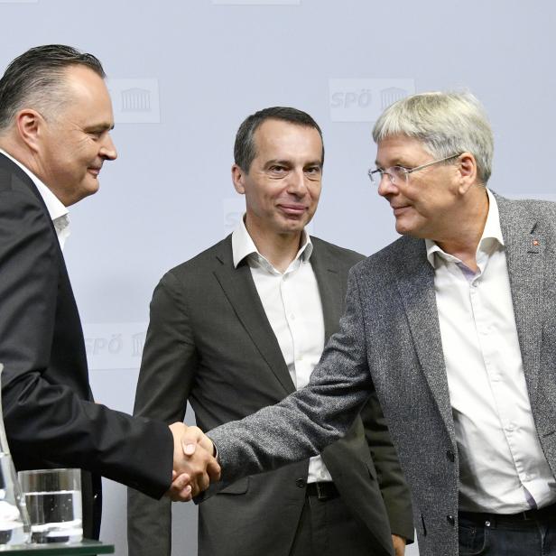 Hans Peter Doskozil, Christian Kern, Peter Kaiser