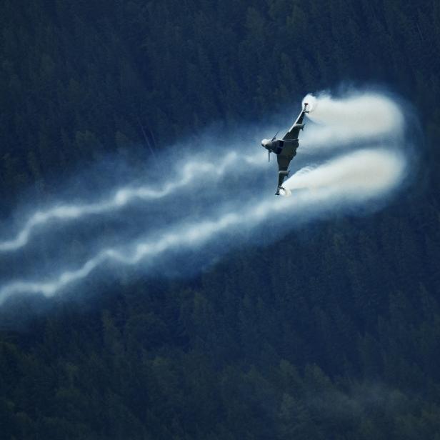 Ein Eurofighter Typhoon der Österreichischen Luftwaffe