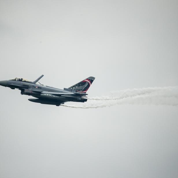 Ein Eurofighter Typhoon der Österreichischen Luftwaffe