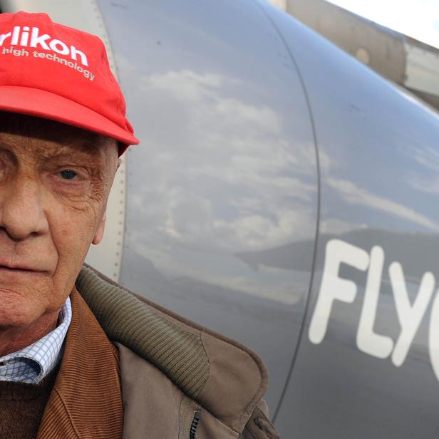 Fluglinienbetreiber und Pilot Niki Lauda