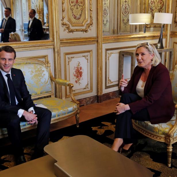 Emmanuel Macron und Marine Le Pen