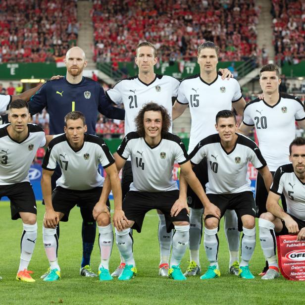 Österreichs Nationalmannschaft 2016