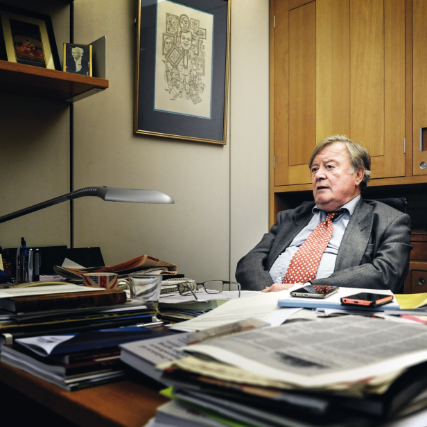 Kenneth Clarke: Mit 76 Jahren so energetisch wie eh und je.