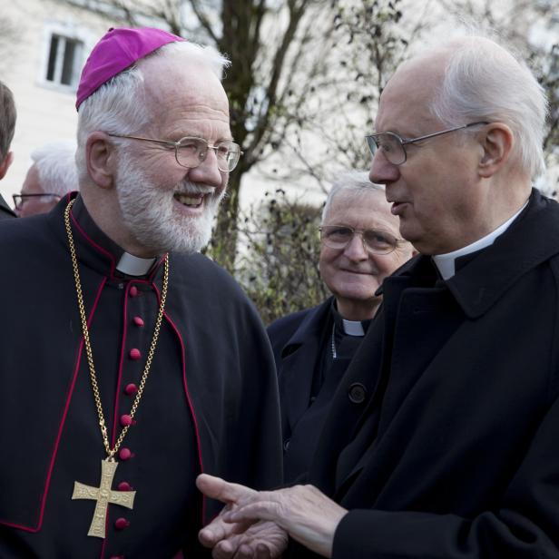 Weihbischof Andreas Laun (links) und Diözesanbischof Egon Kapellari.