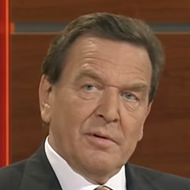 Gerhard Schröder in der Elefantenrunde 2005