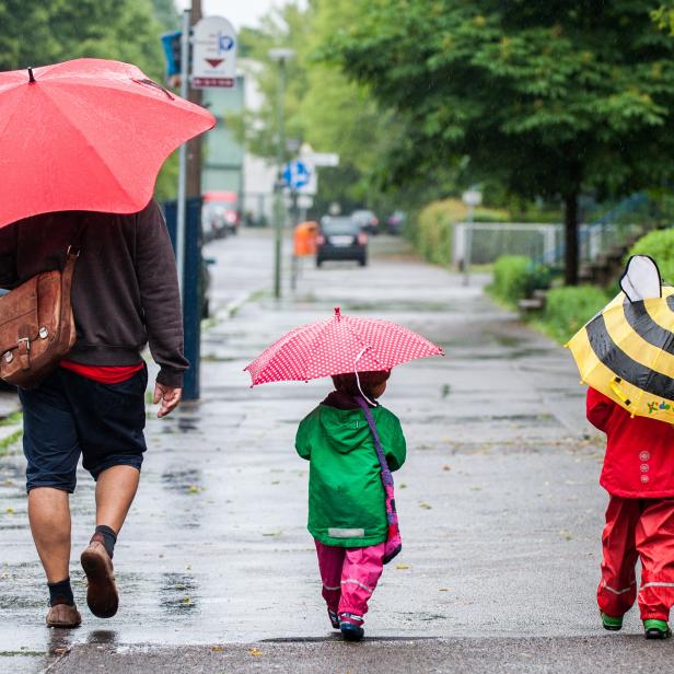 Vom Regen in die .... das Wetter macht, was es will. 