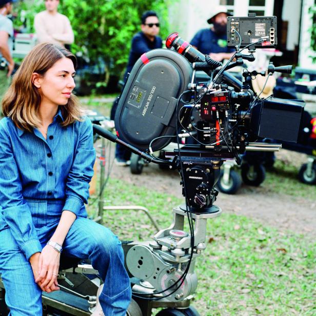 Sofia Coppola am Set