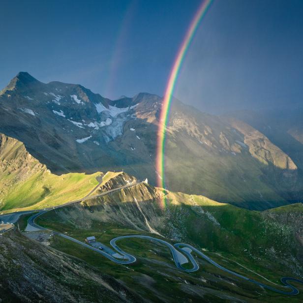 Nationalpark Hohe Tauern mit Regenbogen