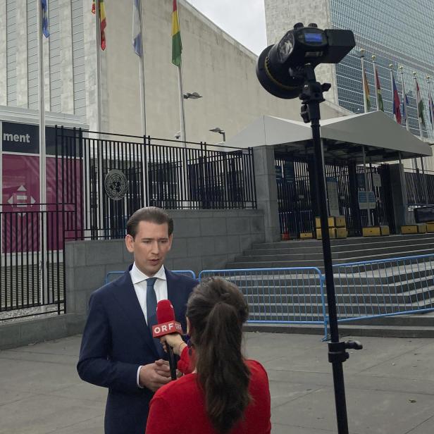 Bundeskanzler Sebastian Kurz in New York