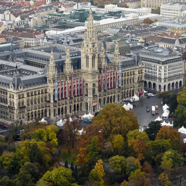 Ansicht des Wiener Rathaus