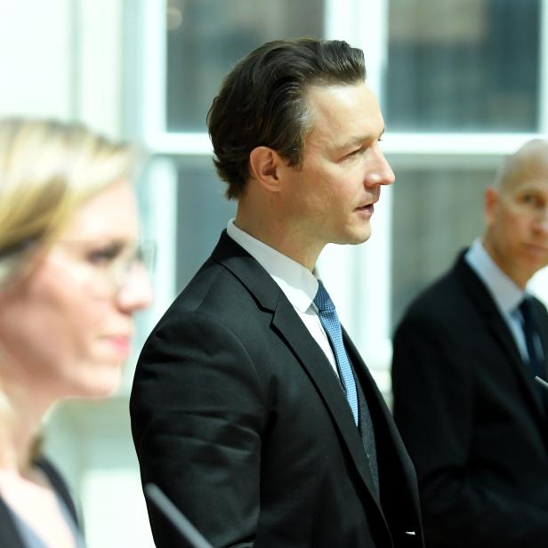 Leonore Gewessler, Gernot Blümel, Martin Kocher