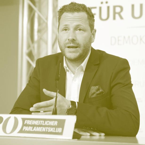 FPÖ-Generalsekretär und Nationalratsabgeordneter Michael Schnedlitz