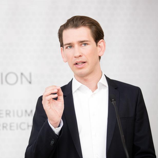 Sebastian Kurz 2016, im Rahmen einer PK zum Thema &quot;Integrationsbericht 2016&quot; in Wien.