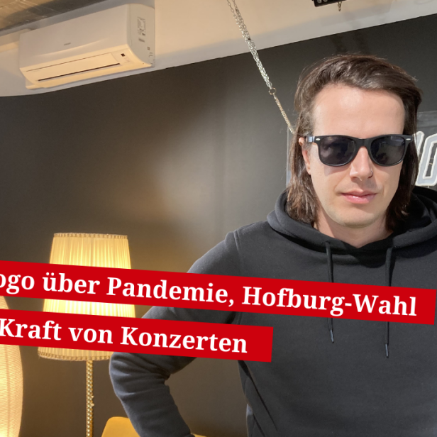 Marco Pogo in seinem Büro in Wien-Simmering