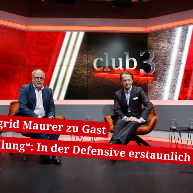 Klaus Knittelfelder („KRONE“); Richard Grasl („KURIER“); Christian Rainer (profil); Grünen-Klubobfrau Sigrid Maurer