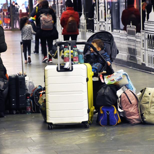 Ankunft Geflüchteter am Hauptbahnhof