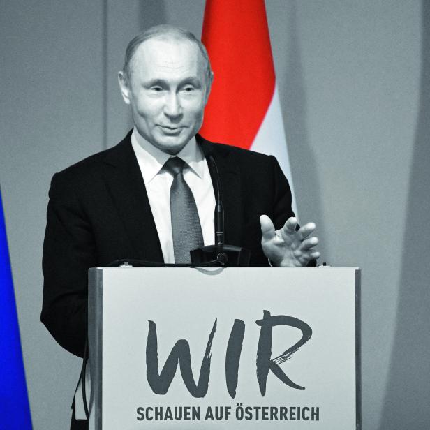 Unter Austro-Russen war die Zustimmung zum russischen Staatschef bei Wahlen vergleichsweise gering.