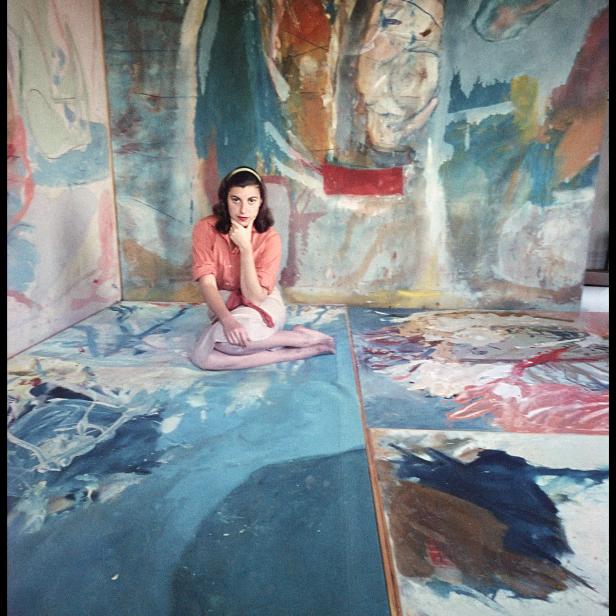 Helen Frankenthaler, fotografiert von Gordon Parks, New York 1957