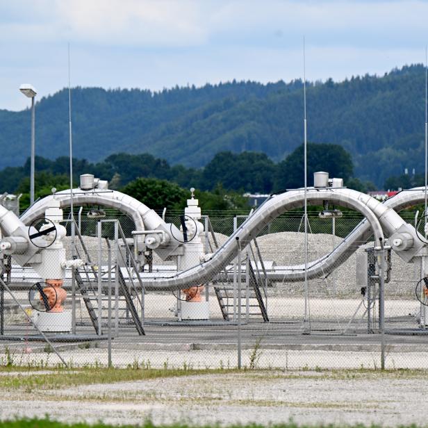 Gasspeicherstation Haidach bei Straßwalchen in Salzburg