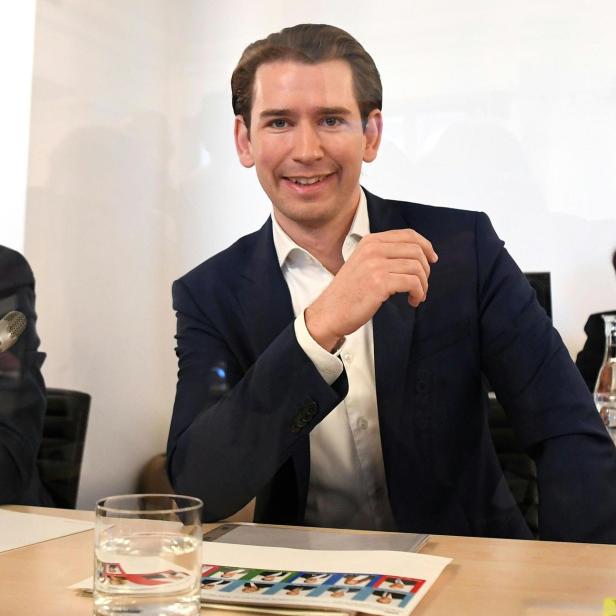 Gut gelaunt im U-Ausschuss: Kanzler Sebastian Kurz