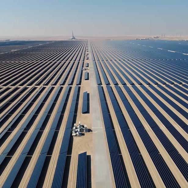 Der Mohammed bin Rashid Al Maktoum Solar Park ist 50 Kilometer von Dubai entfernt.