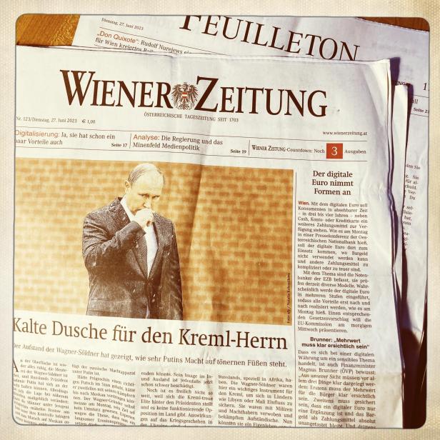 Wiener Zeitung, 27. Juni 2023