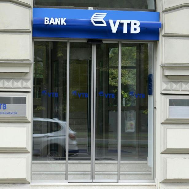 Eine Filiale der russischen VTB in Wien. Das Bild entstand 2014. Mittlerweile wird VTB Europe liquidiert, nachdem sie auf der Sanktionsliste der EU-landete.