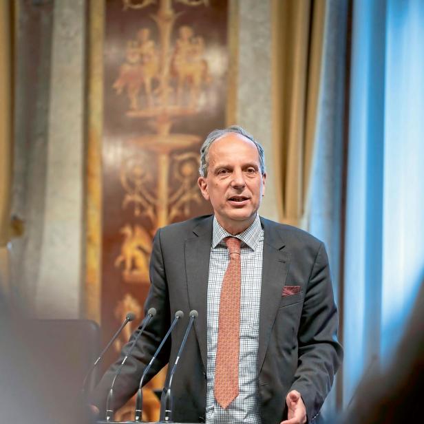 Johannes Hübner im Parlament