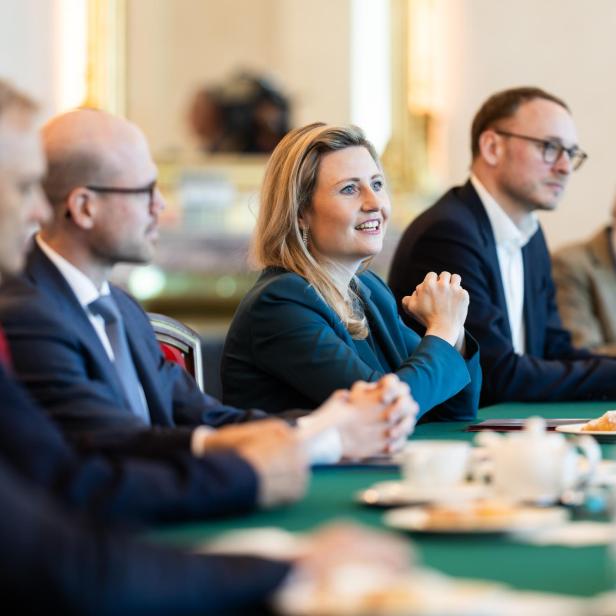 Integrationsministerin Susanne Raab (ÖVP) im Expertengremium.