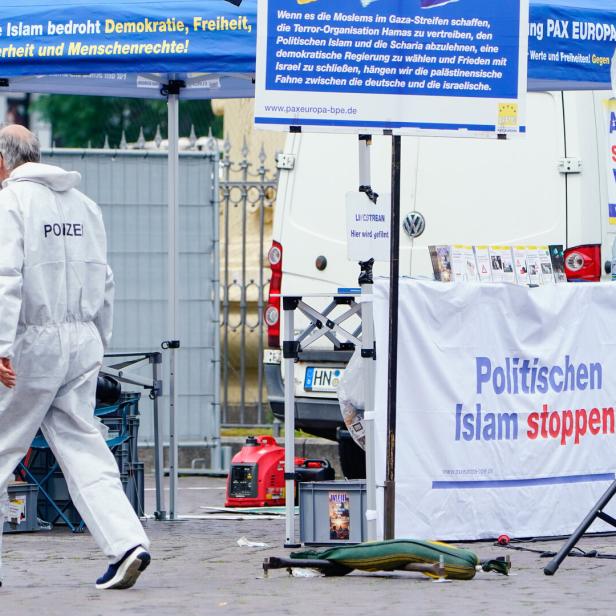 Tatort: Marktplatz in Mannheim