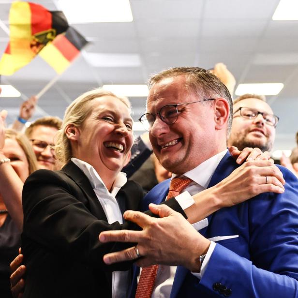 German far-right party AfD Europe election party in Berlin