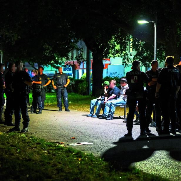 Schwerpunktaktion der Wiener Polizei in Wien-Brigittenau