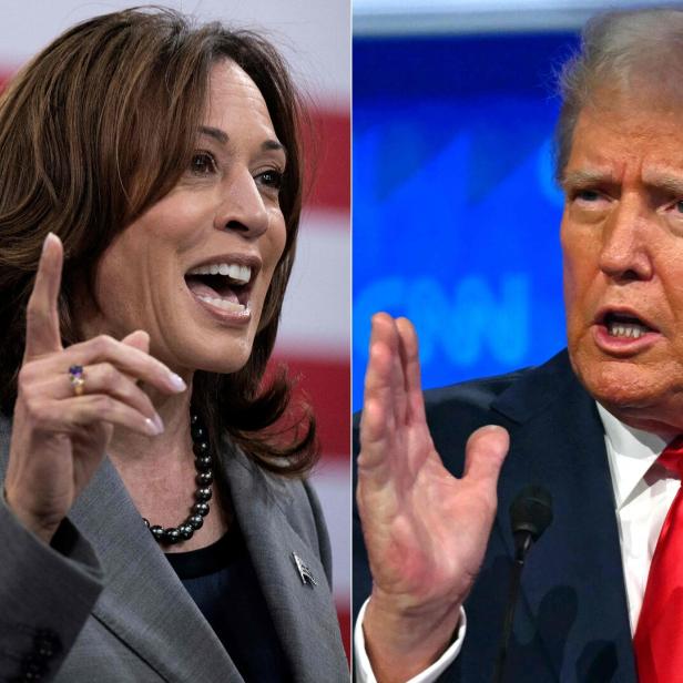 Kamala Harris und Donald Trump