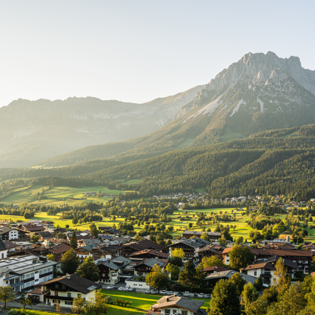 Landschaftsbild von Elmau in Tirol