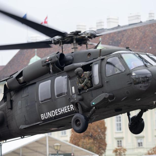 Ein Black Hawk des Bundesheeres