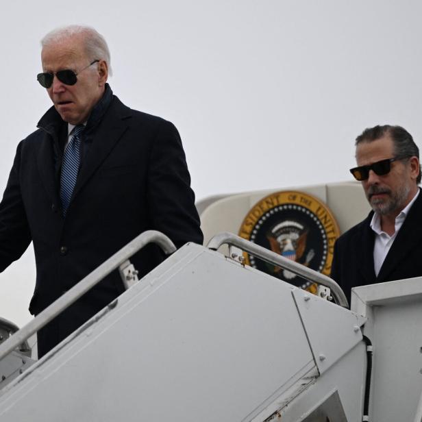 Joe Biden und Sohn Hunter Biden