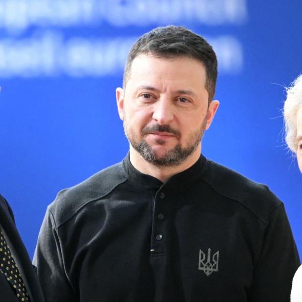 Costa und Von der Leyen empfingen Selenskyj in Brüssel