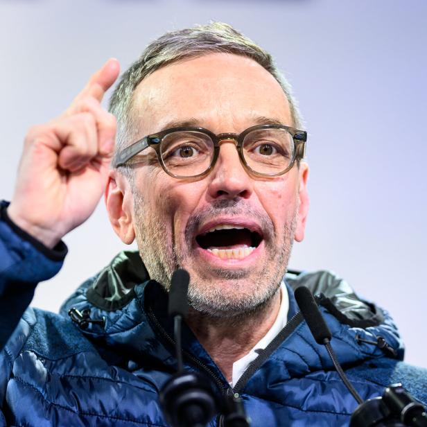 Herbert Kickl bei Rede