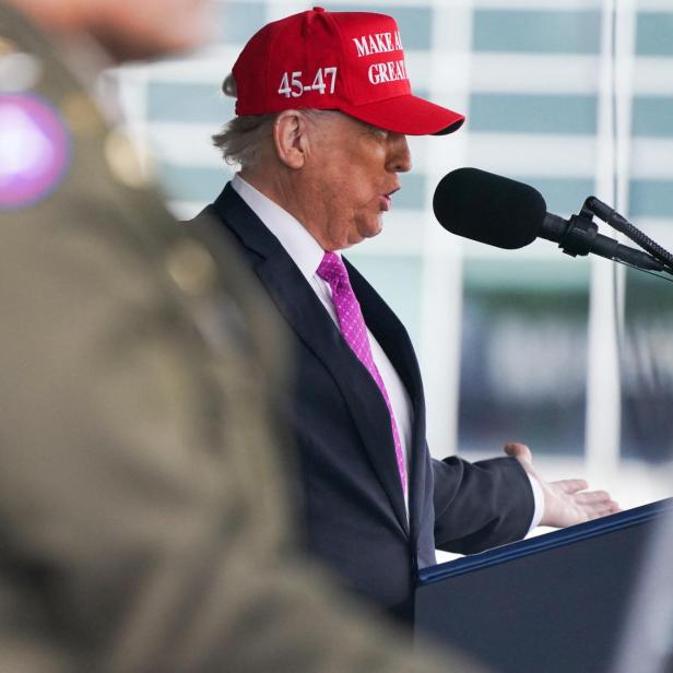 Donald Trump bei einer Rede