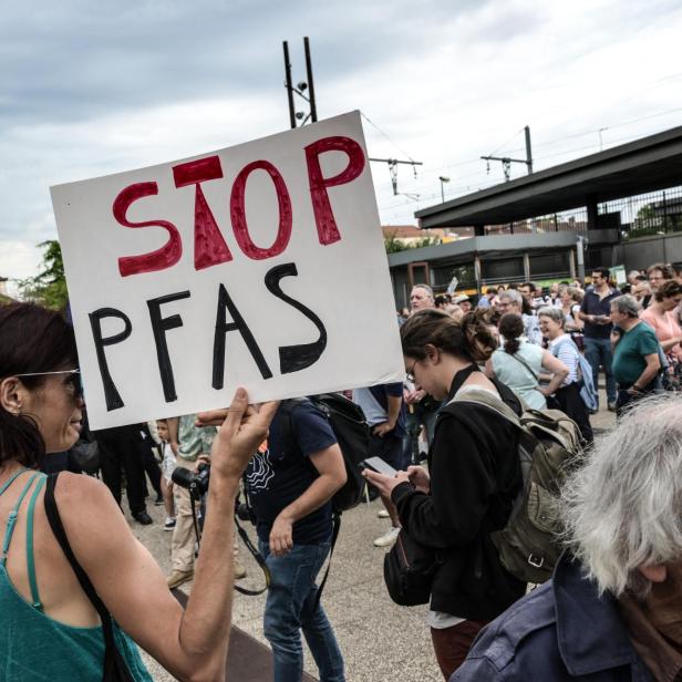 Demonstration gegen PFAS