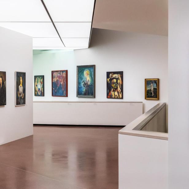 Ausstellungsansicht: Experiment Expressionismus. Schiele meets Nosferatu. Foto: 