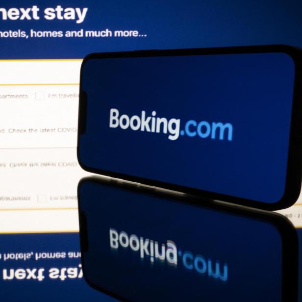 Ein Standbild der Buchungsplattform Booking.com