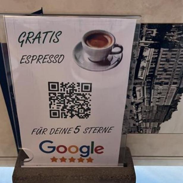 Angebot im Cafe Westend