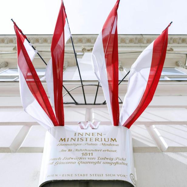 Das Innenministerium in der Wiener Herrengasse von außen